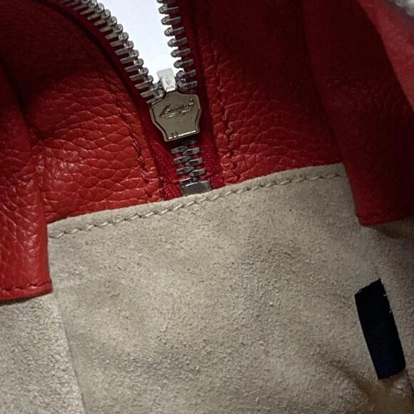 Auth PRADA - 1BC023 Red Leather Shoulder Bag - Picture 13 of 16